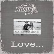 North Dakota State Bison Love Picture Frame