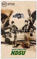 North Dakota State Bison OHT Twin Pilots 11" x 19" Sign