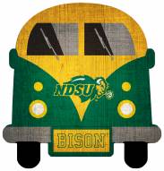 North Dakota State Bison Team Bus Sign