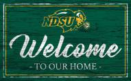 North Dakota State Bison Team Color Welcome Sign