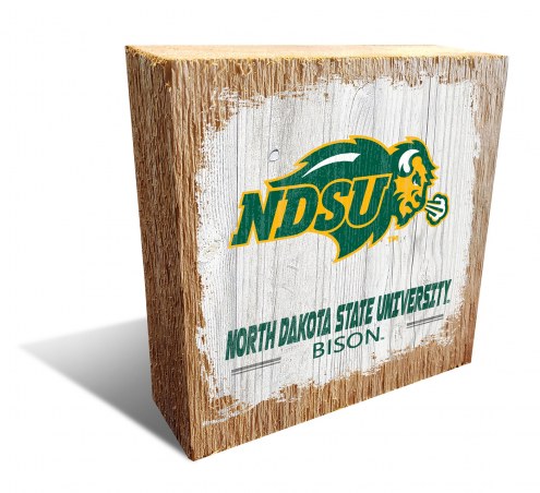 North Dakota State Bison Team Logo Block