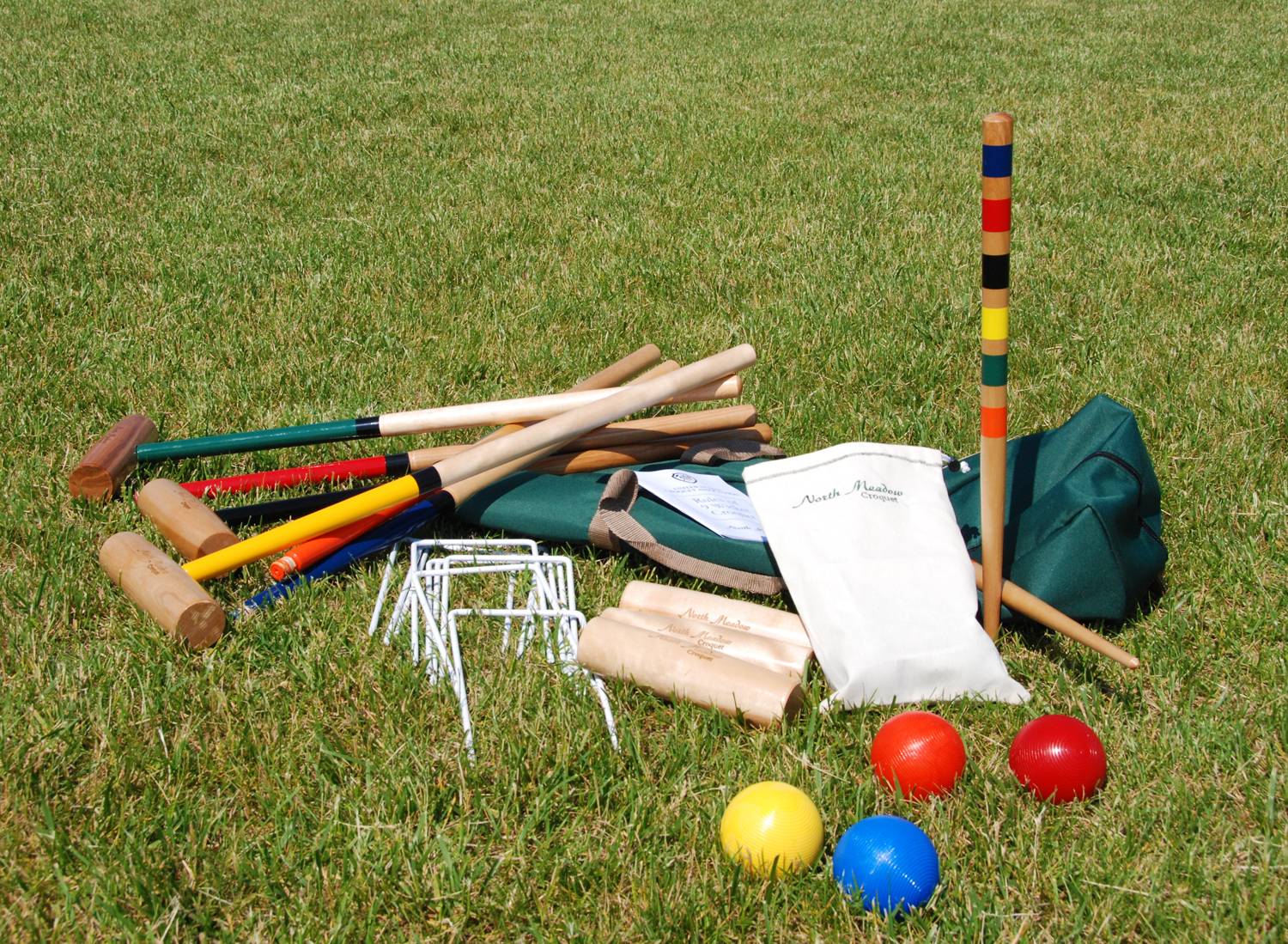 North Meadow Scottsdale Personalized 6-Player Croquet Set