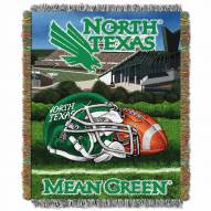 North Texas Mean Green Home Field Advantage Throw Blanket