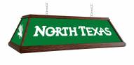 North Texas Mean Green Premium Wood Pool Table Light