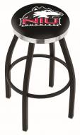 Northern Illinois Huskies Black Swivel Barstool with Chrome Accent Ring