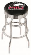 Northern Illinois Huskies Double Ring Swivel Barstool with Ribbed Accent Ring