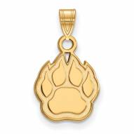 Northern Illinois Huskies Sterling Silver Gold Plated Small Pendant