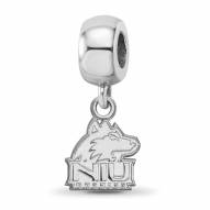Northern Illinois Huskies Sterling Silver Extra Small Bead Charm