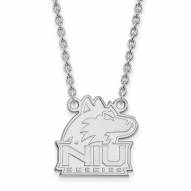 Northern Illinois Huskies Sterling Silver Medium Pendant Necklace