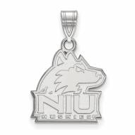 Northern Illinois Huskies Sterling Silver Medium Pendant