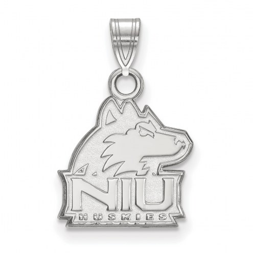 Northern Illinois Huskies Sterling Silver Small Pendant