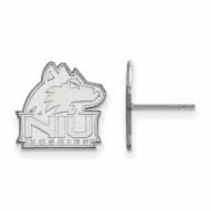 Northern Illinois Huskies Sterling Silver Small Post Earrings