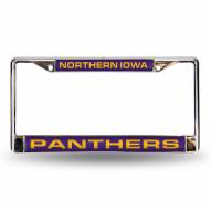 Northern Iowa Panthers Laser Chrome License Plate Frame