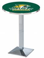 Northern Michigan Wildcats Chrome Bar Table with Square Base