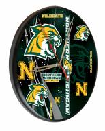 Northern Michigan Wildcats Digitally Printed Wood Clock