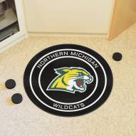 Northern Michigan Wildcats Hockey Puck Mat
