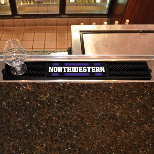 Northwestern Wildcats Bar Mat