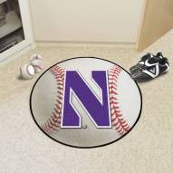 Northwestern Wildcats Baseball Rug