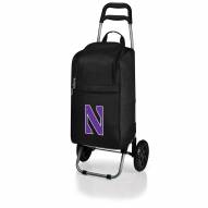 Northwestern Wildcats Black Cart Cooler