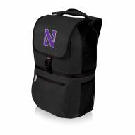 Northwestern Wildcats Black Zuma Cooler Backpack
