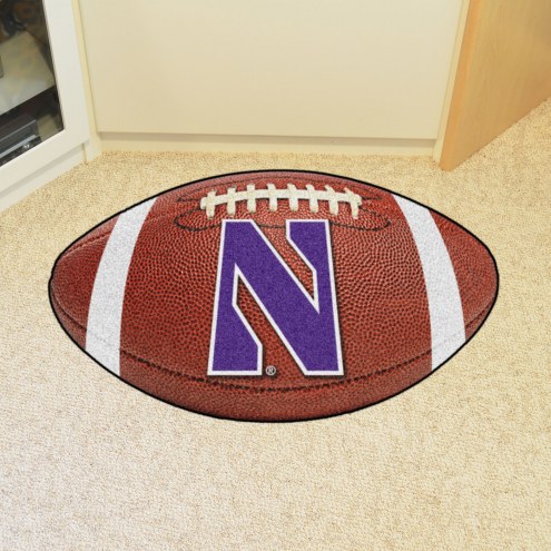 Northwestern Wildcats Football Floor Mat