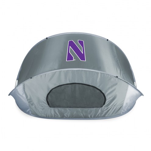 Northwestern Wildcats Gray Manta Sun Shelter
