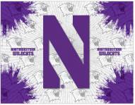 Northwestern Wildcats Logo Canvas Print