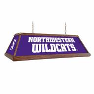 Northwestern Wildcats Premium Wood Pool Table Light