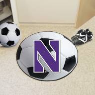 Northwestern Wildcats Soccer Ball Mat