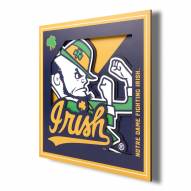 Notre Dame Fighting Irish 12" x 12" 3D Logo Series Wall Art