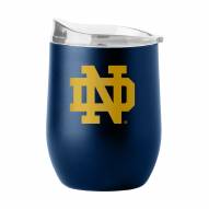 Notre Dame Fighting Irish 16 oz. Flipside Powder Coat Curved Beverage Glass
