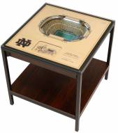 Notre Dame Fighting Irish 25-Layer StadiumViews Lighted End Table