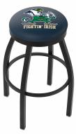 Notre Dame Fighting Irish Black Swivel Bar Stool with Accent Ring