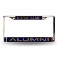 Notre Dame Fighting Irish Chrome Alumni License Plate Frame