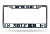 Notre Dame Fighting Irish Chrome License Plate Frame