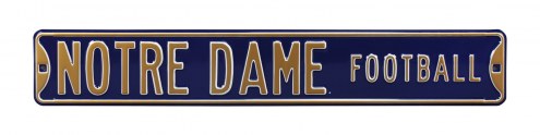 Notre Dame Fighting Irish Football Street Sign