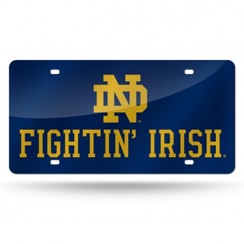 Notre Dame Fighting Irish Laser Cut License Plate