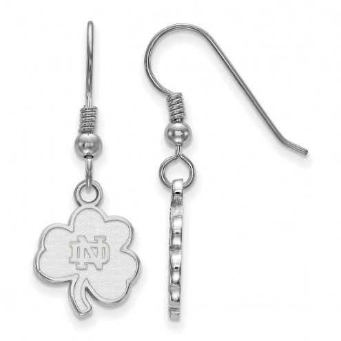 Notre Dame Fighting Irish Sterling Silver Small Dangle Earrings
