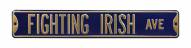 Notre Dame Fighting Irish NCAA Embossed Street Sign