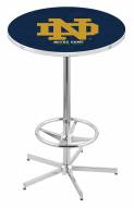 Notre Dame Fighting Irish "ND" Bar Table with Foot Ring