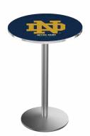 Notre Dame Fighting Irish "ND" Stainless Steel Bar Table
