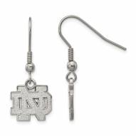 Notre Dame Fighting Irish Stainless Steel Dangle Earrings
