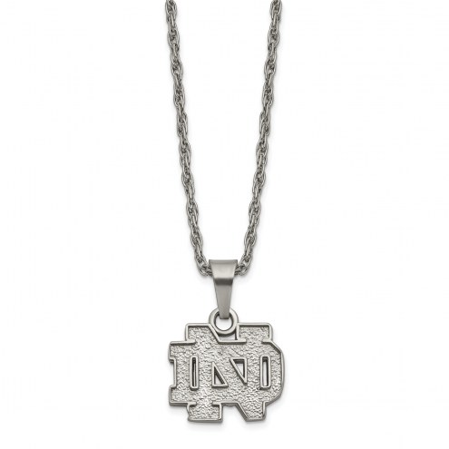 Notre Dame Fighting Irish Stainless Steel Pendant Necklace