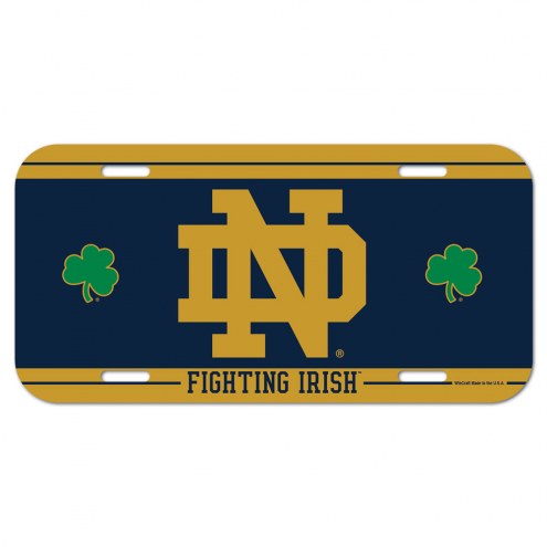Notre Dame Fighting Irish License Plate