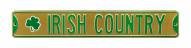 Notre Dame 'Irish Country' NCAA Embossed Street Sign