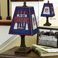 New York Giants NFL Hand-Painted Art Glass Table Lamp