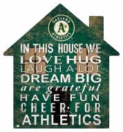 Oakland Athletics 12" House Sign