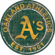 Oakland Athletics 24" Heritage Logo Round Sign
