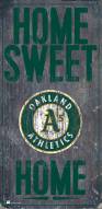Oakland Athletics 6" x 12" Home Sweet Home Sign