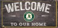 Oakland Athletics 6" x 12" Welcome Sign